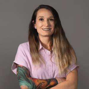 Lauren Budano works at Agape Center