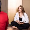A woman receiving the best anxiety treatments in Florida