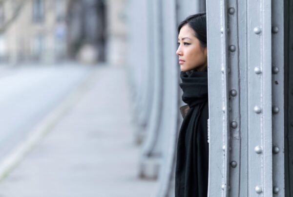 An attractive young woman suffering from quiet borderline personality symptoms